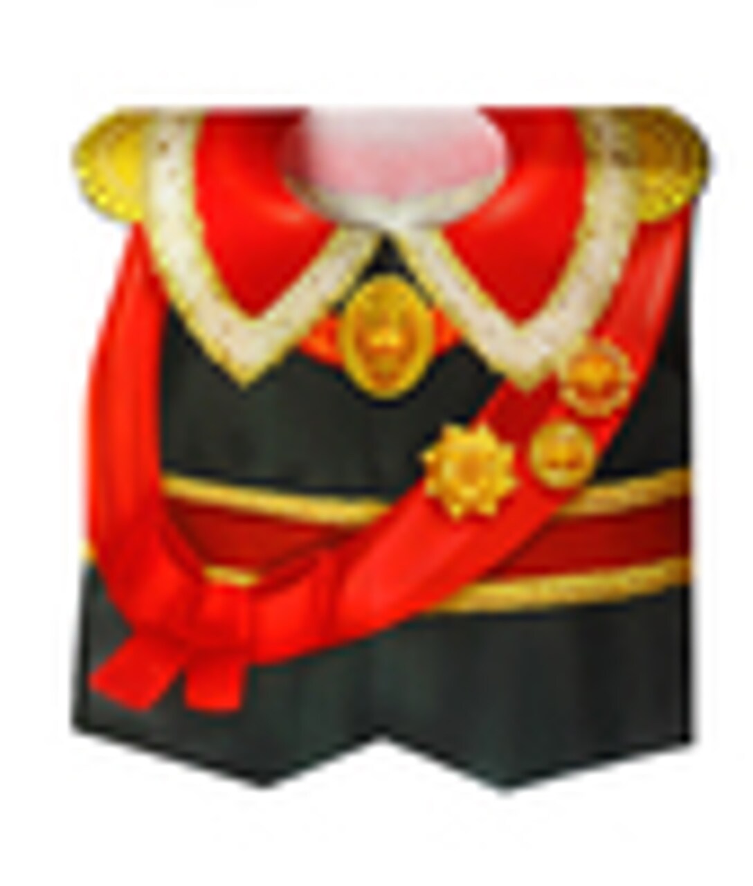 King Costume Vest for Kids, Royal Dress Up Vest, Pretend Play Costume
